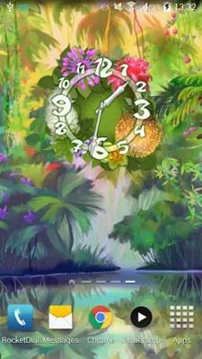 Flower Parade Clock android App screenshot 1